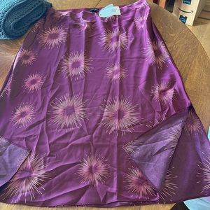 Universal standard satin skirt